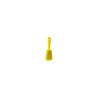 BROSSE DE LAVAGE AVEC MANCHE COURT, 270 MM, DURE, JAUNE