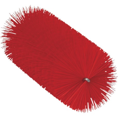 Tube Brush f/flexible handle 53515 or 53525, Ø60 mm, 200 mm, Medium, Red