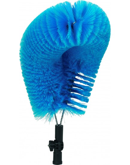 Brosse flexible, 530 mm, Souple, Bleu
